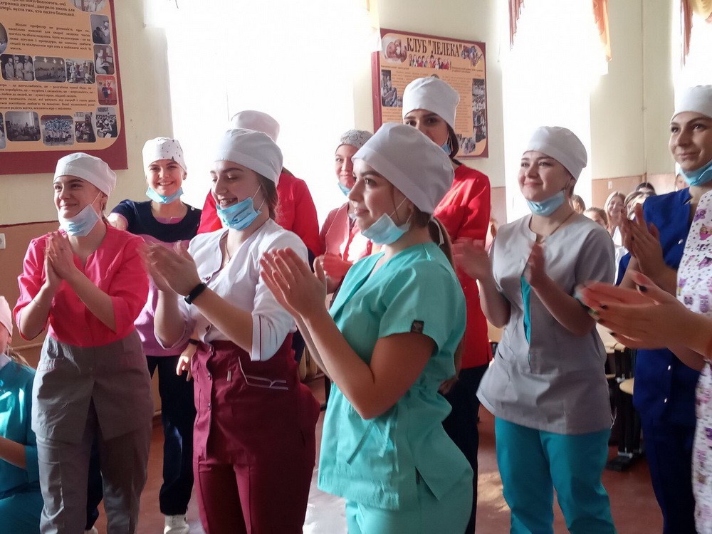 Ніжинський медичний коледж, студенти, зустріч, Людмила Шупенюк