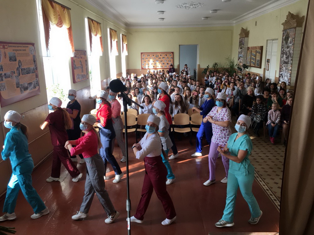 Ніжинський медичний коледж, студенти, зустріч, Людмила Шупенюк