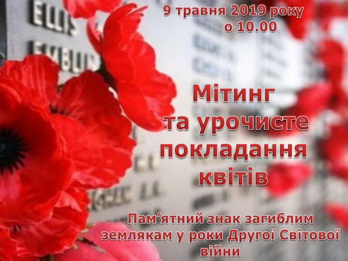 мітинг, загиблі воїни, Велика Вітчизняна війна