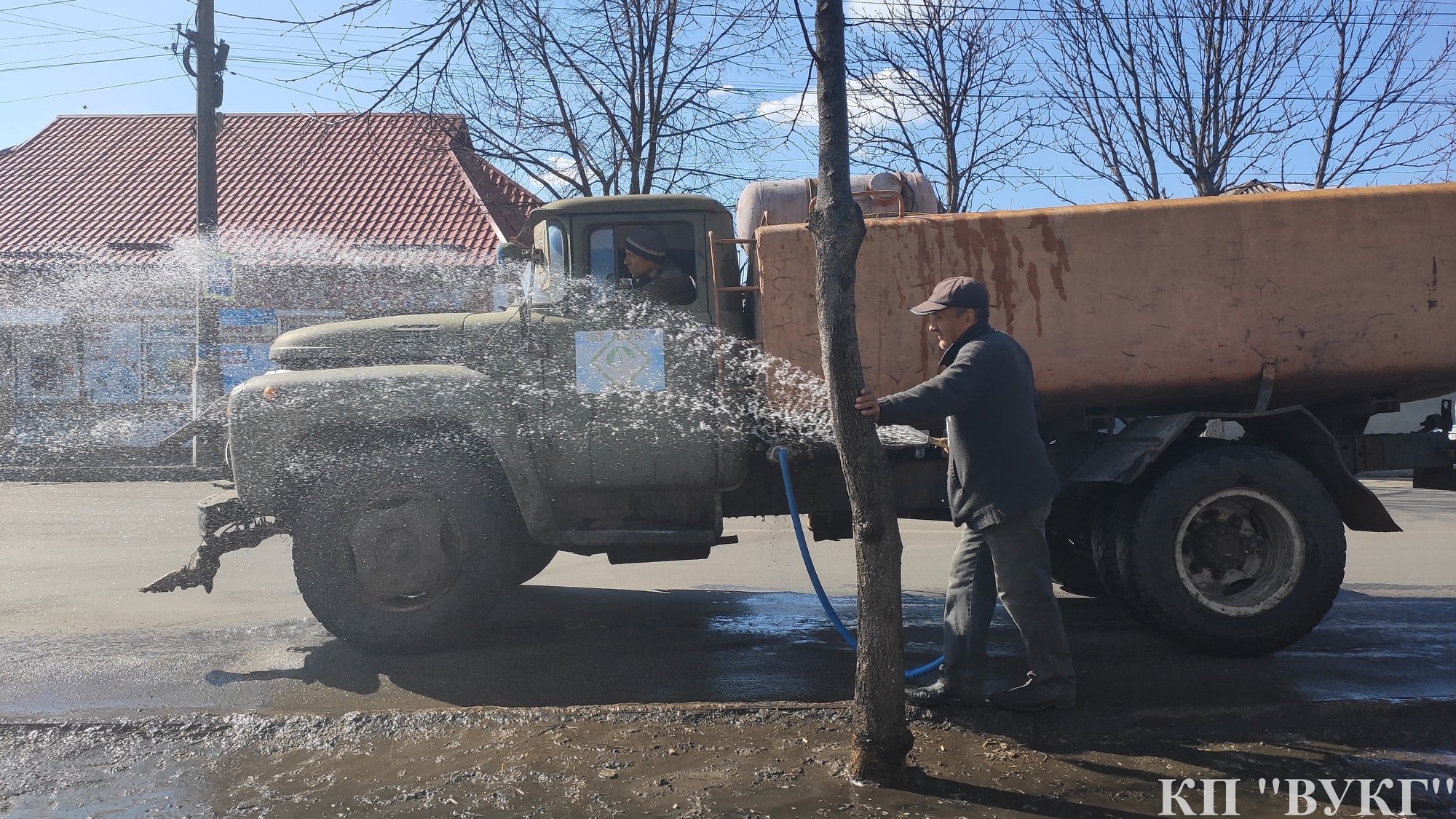 санітарна обробка, вулиці, вода