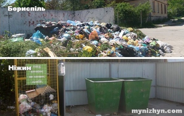 Бориспіль, сміття, досвід