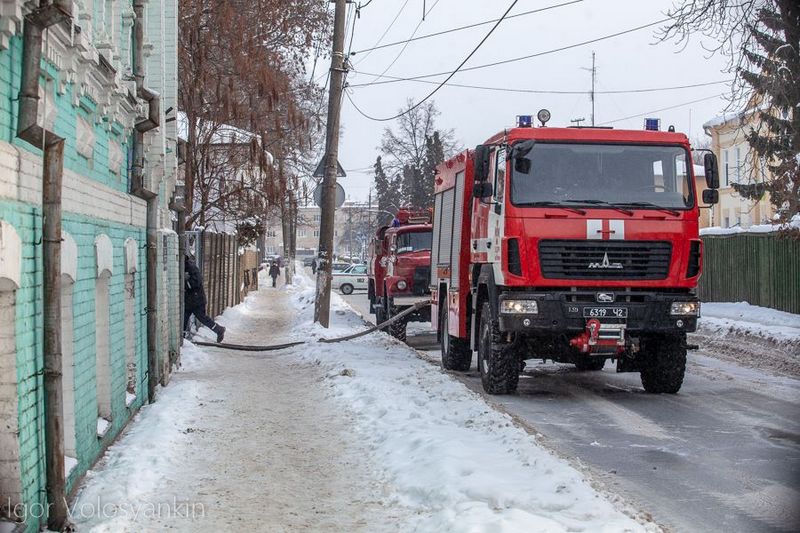 пожежа, Ніжинський краєзнавчий музей, школярі