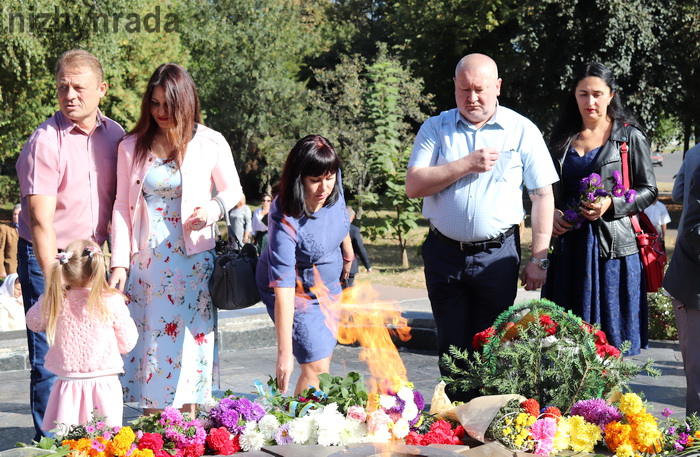 визволення міста, відзначення, мітинг, Вічний вогонь