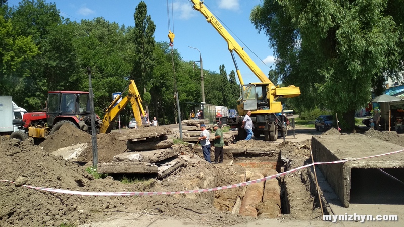 розкопки, вулиця Шевченка, НіжинТеплоМережі