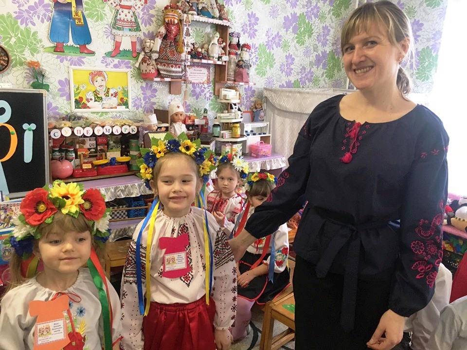 мова, Україна, ДНЗ №13 «Берізка», панно, квест-ігри