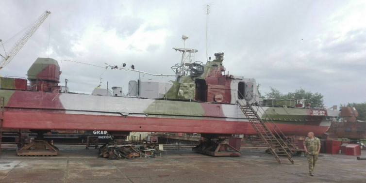 корабель "Ніжин", ремонт, Ізмаїл