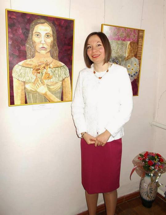 ошибана, картини, квіти, виставка, Катерина Борисова