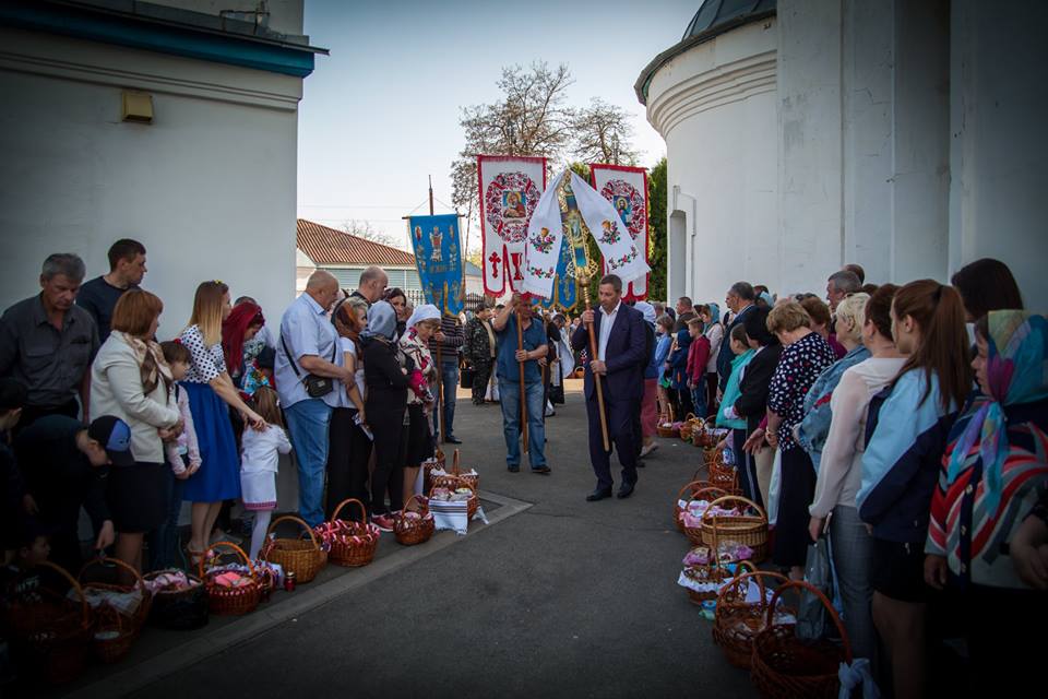 Великдень, освячення