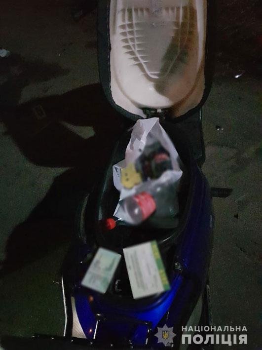 ДТП, мопед, поліцейське авто