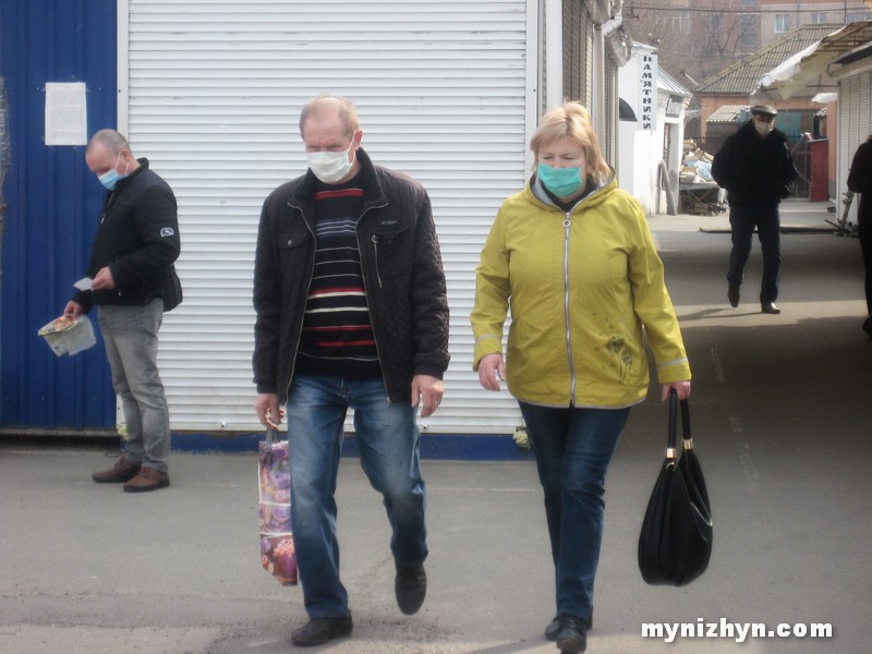 Ніжин, ринок, торгівля, маски