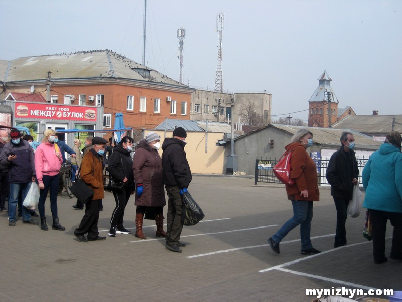 Ніжин, ринок, торгівля, маски