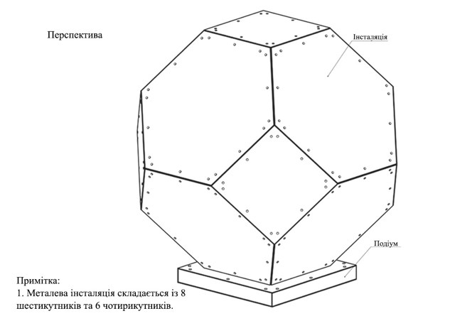 Багатогранник, восьмикутник, октаедер, площа, ніжин
