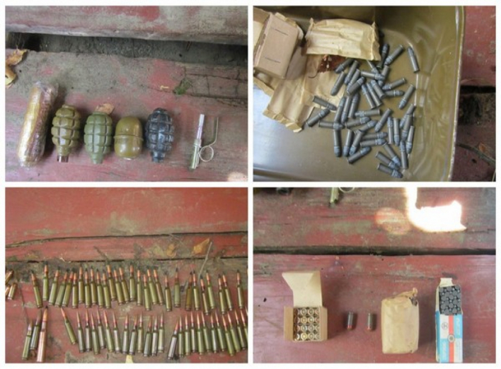 На Ніжинщині виявили цілий арсенал незаконної зброї і вибухівки