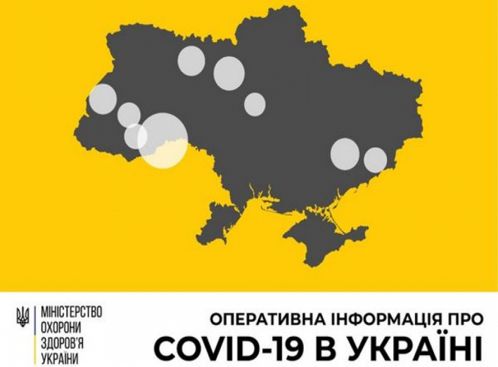 В Україні зафіксовано 84 випадки коронавірусної хвороби