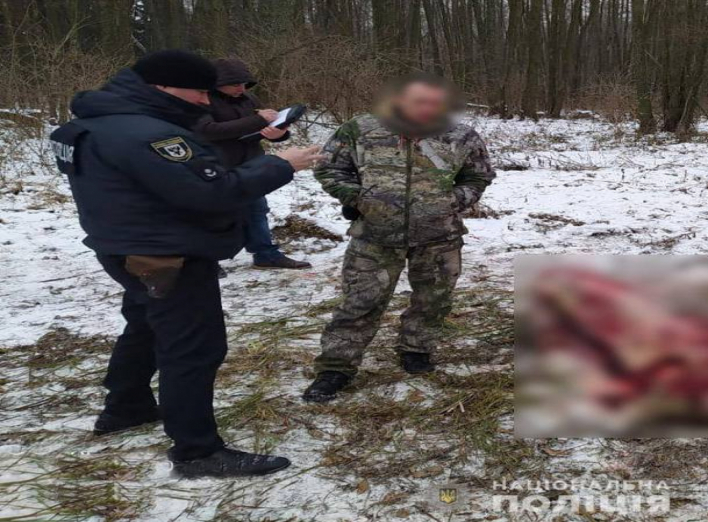 На Чернігівщині затримали чоловіка, який вбив червонокнижну лосиху