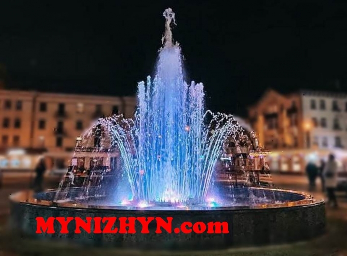 Офіційне відкриття фонтану на центральній площі Ніжина 