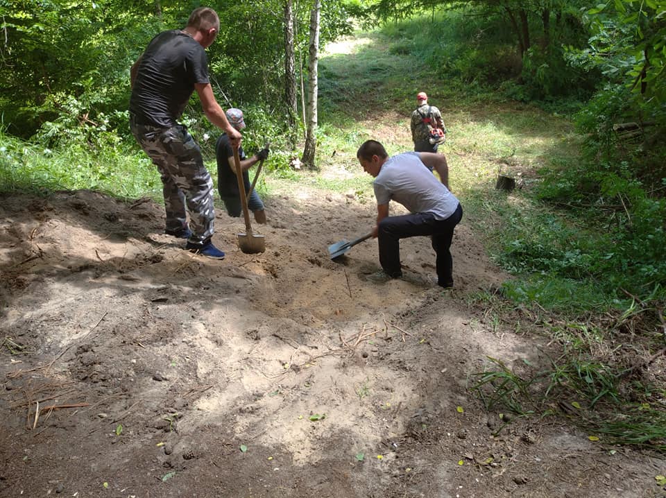 велодоріжка, ліс, батьки