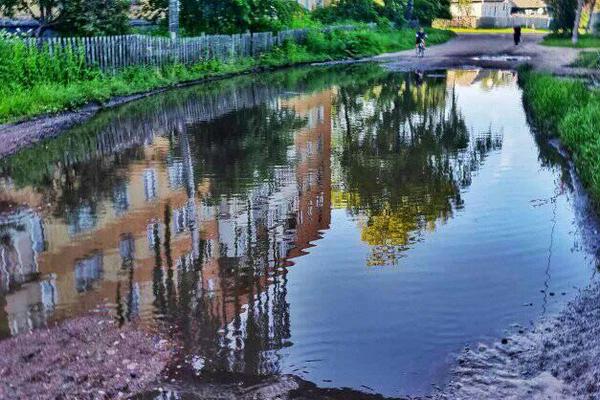 Березанська, калюжа, ремонт дороги