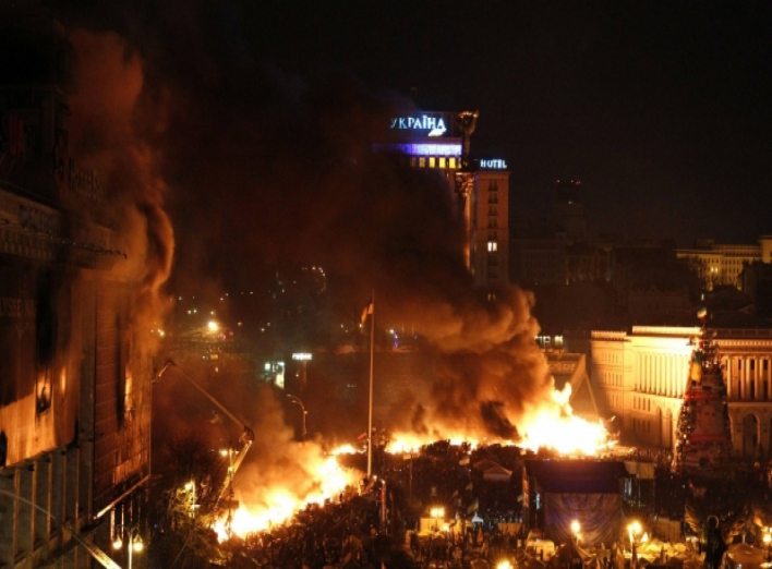 ГПУ відзвітувала про пожежу у Будинку профспілок під час подій Євромайдану
