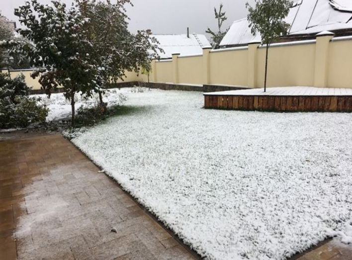 У Вінниці випав перший сніг