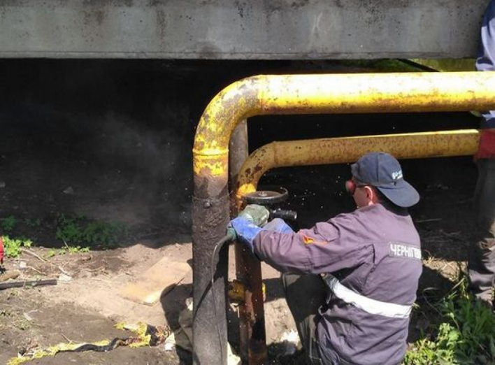 Ніжинські газовики виявили пошкодження газопроводу біля Остра