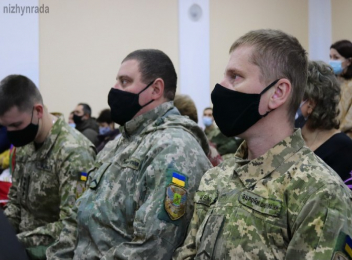 Ніжинських військовослужбовців привітали з Днем Збройних сил України