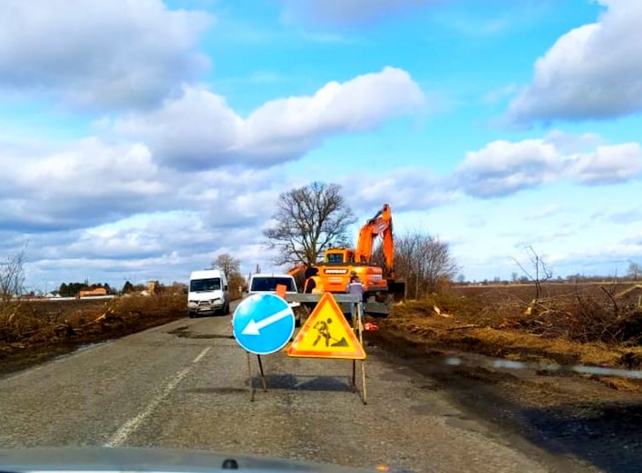 З міста Ніжина в бік села Вертіївка розпочався ремонт дороги